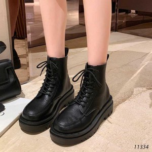 Giày boots da nữ 11334