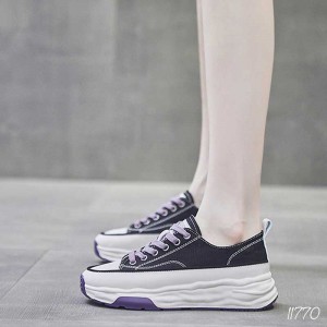 Giày vải tăng chiều cao kiểu dáng Hàn Quốc nữ 11770