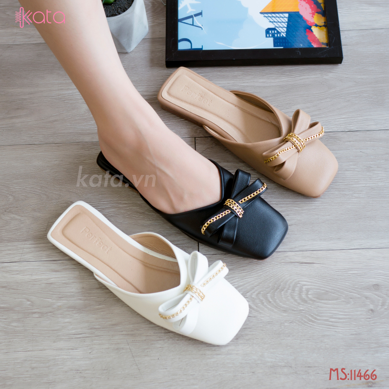 Giày sục nơ nữ 11468
