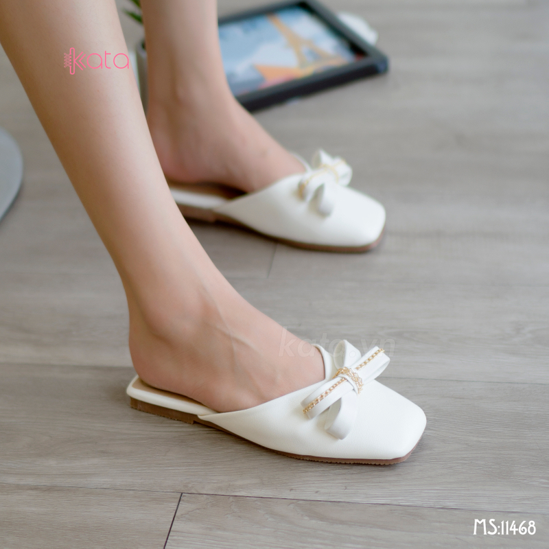Giày sục nơ nữ 11468
