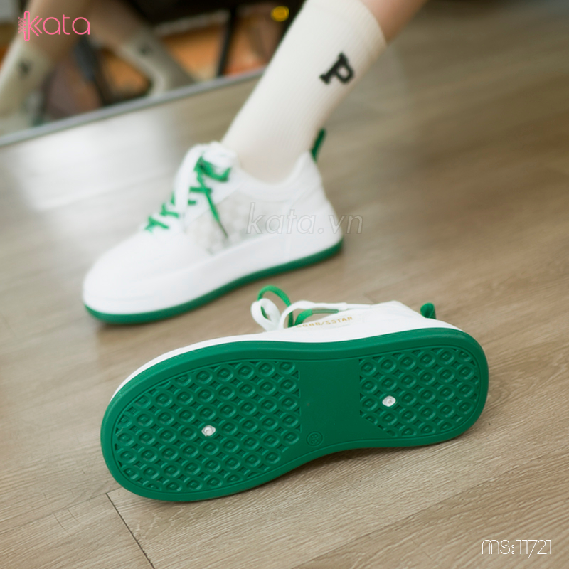 Giày thể thao vải lưới thoáng khí phong cách Hàn Quốc nữ 11721