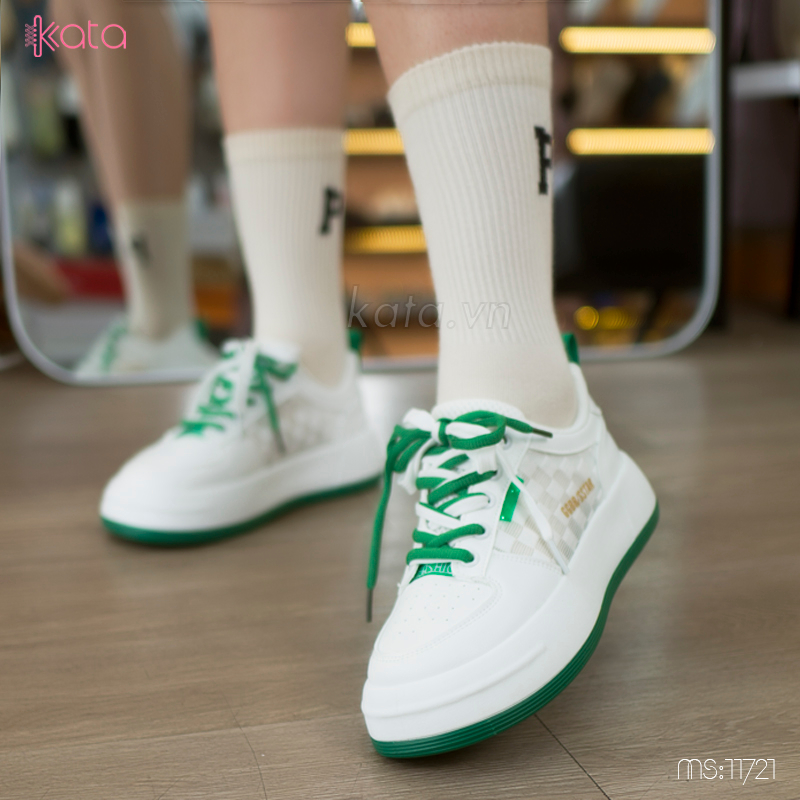 Giày thể thao vải lưới thoáng khí phong cách Hàn Quốc nữ 11721