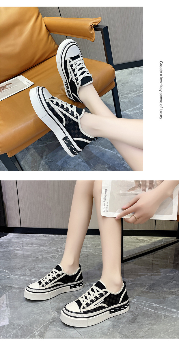Giày thể thao vải lưới thoáng khí nữ 11730