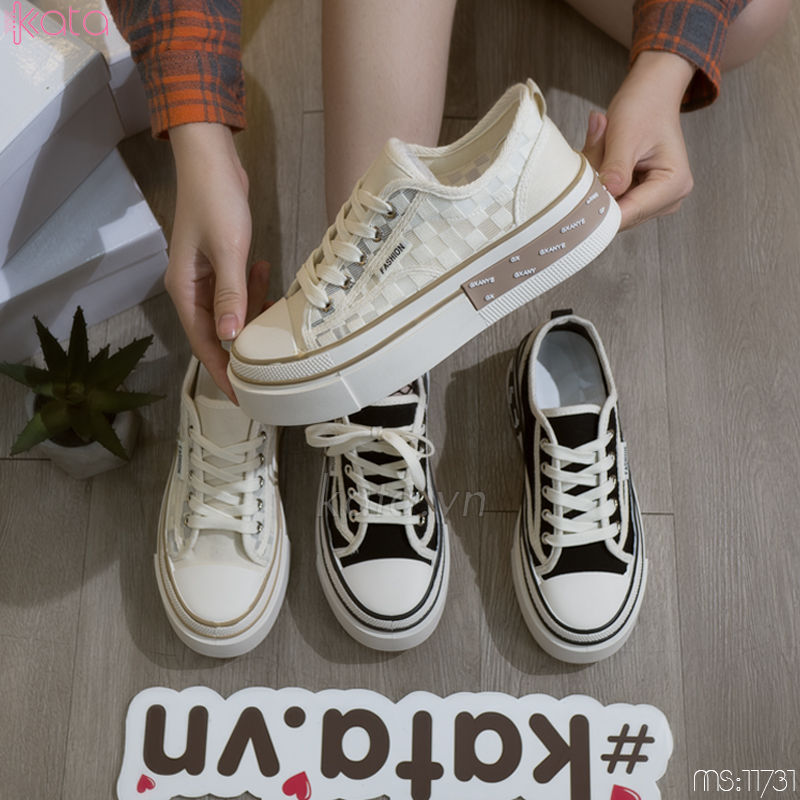 Giày thể thao vải lưới thoáng khí nữ 11730