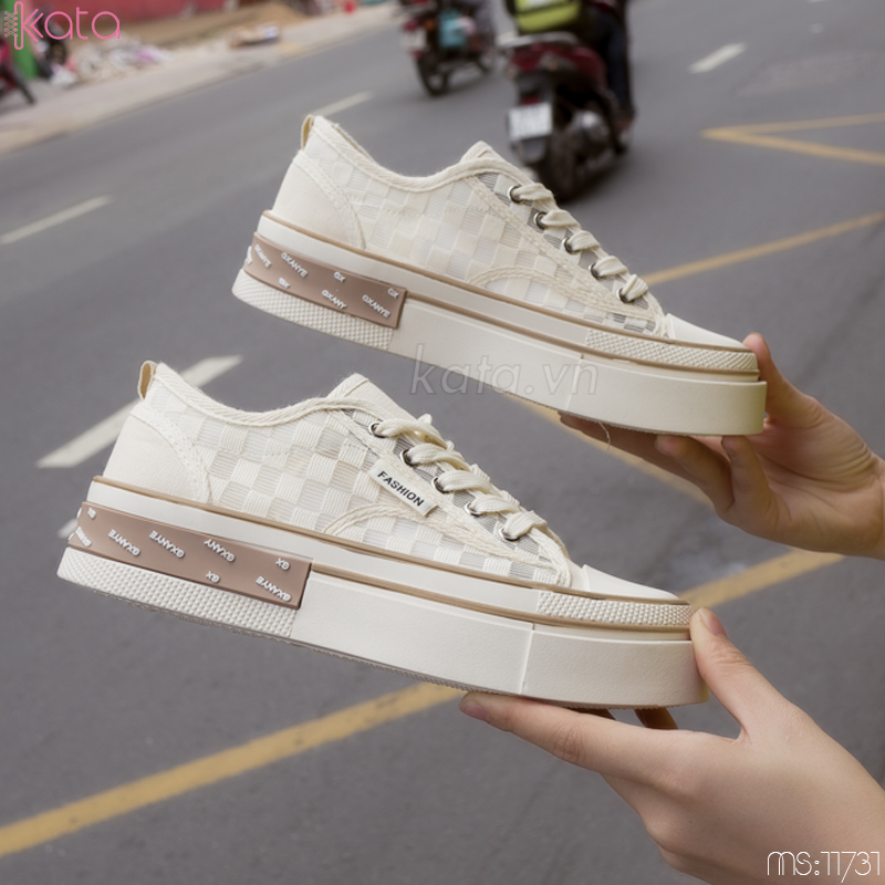 Giày thể thao vải lưới thoáng khí nữ 11730
