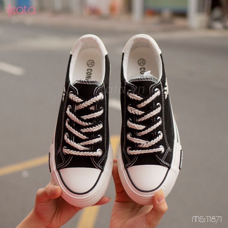 Giày vải nữ giày thể thao thời trang giày dạo phố phong cách Hàn Quốc nữ 11871