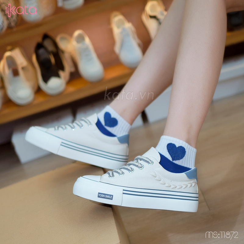 Giày vải nữ giày thể thao thời trang giày dạo phố phong cách Hàn Quốc nữ 11872