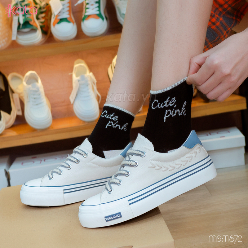 Giày vải nữ giày thể thao thời trang giày dạo phố phong cách Hàn Quốc nữ 11871