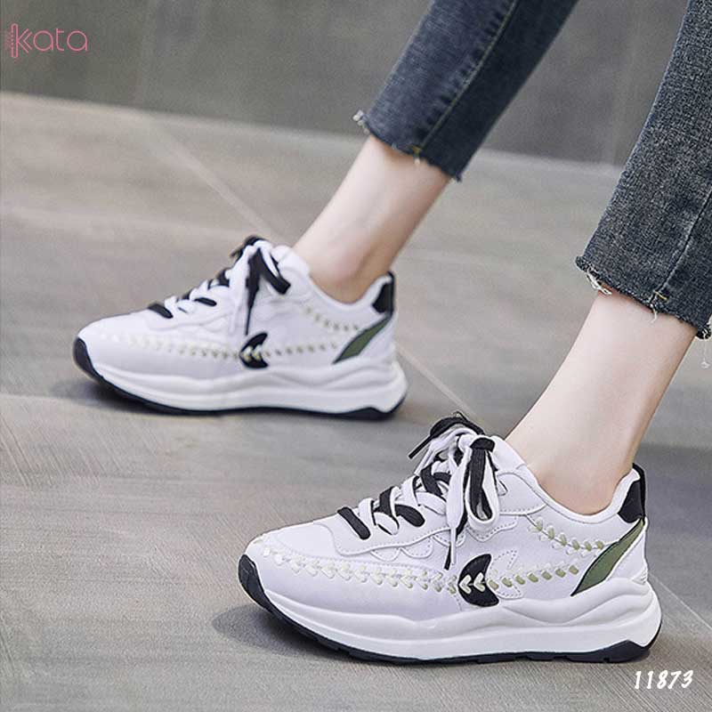 Giày thể thao nữ giày chạy bộ giày tăng chiều cao phong cách Hàn Quốc 11875