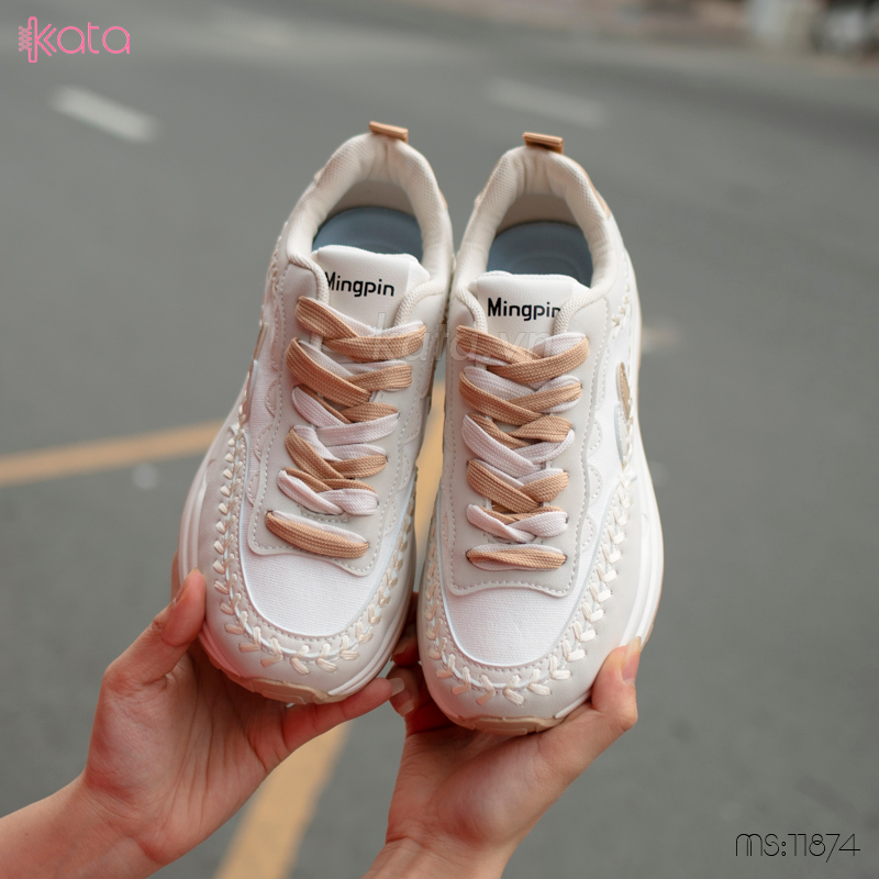 Giày thể thao nữ giày chạy bộ giày tăng chiều cao phong cách Hàn Quốc 11873