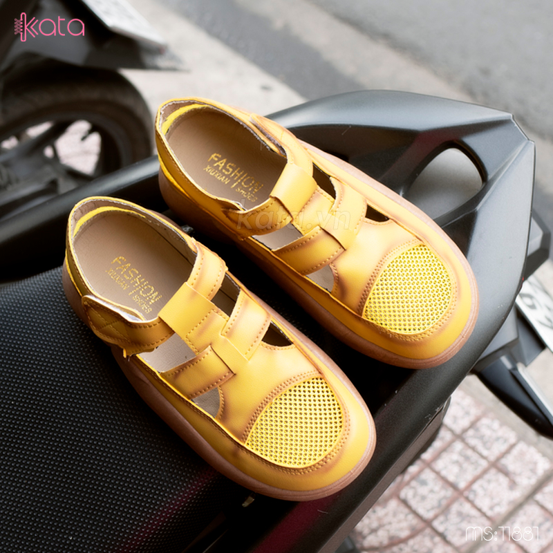Giày lưới thoáng khí khóa dán Velcro phong cách Hàn Quốc nữ 11880