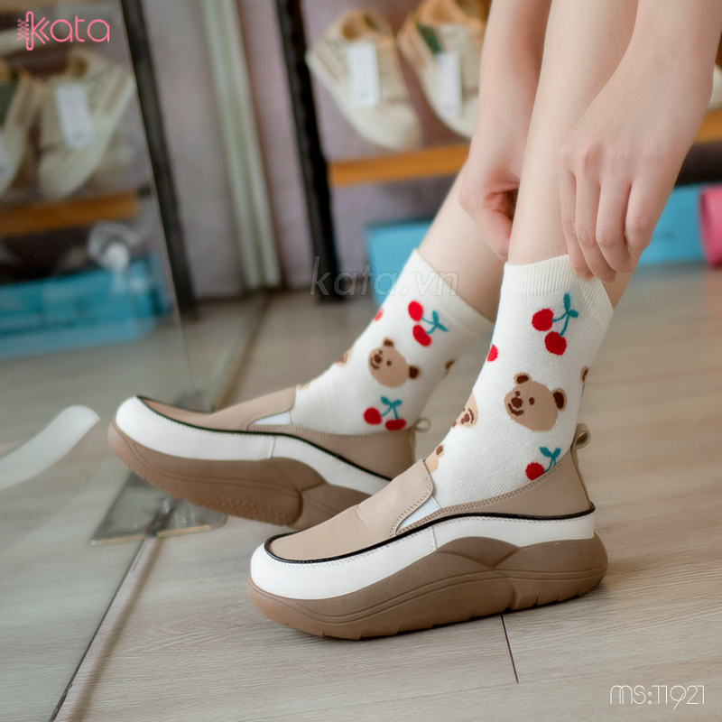 Giày slipon dạo phố nữ phong cách Hàn Quốc 11920