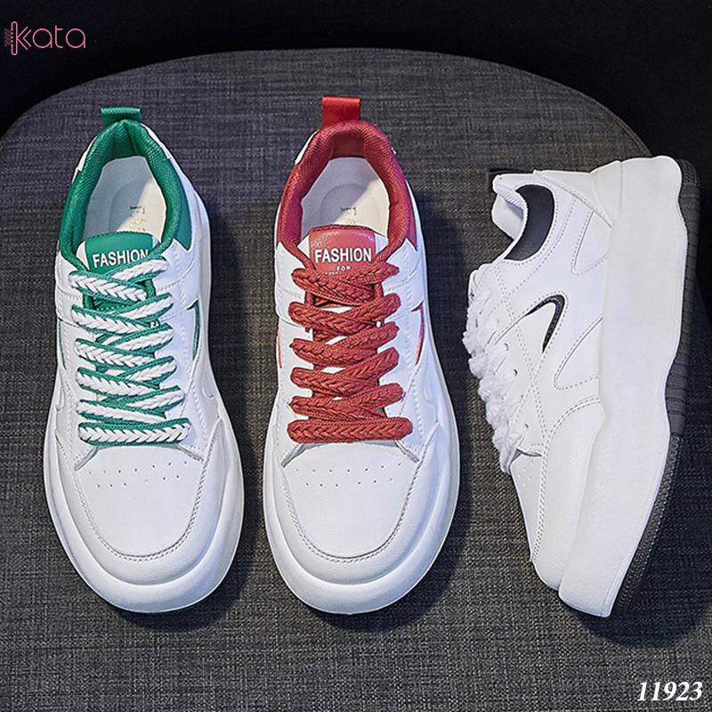 Giày trắng sneakers street phong cách Hàn Quốc nữ 11924