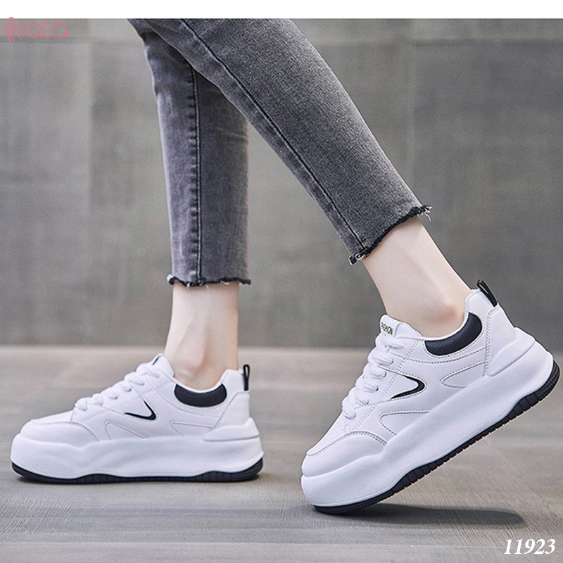 Giày trắng sneakers street phong cách Hàn Quốc nữ 11925