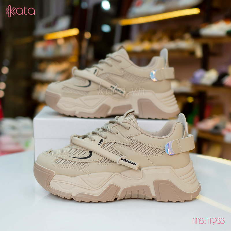 Giày thể thao nữ giày dạo phố tăng chiều cao phong cách Hàn Quốc 11935