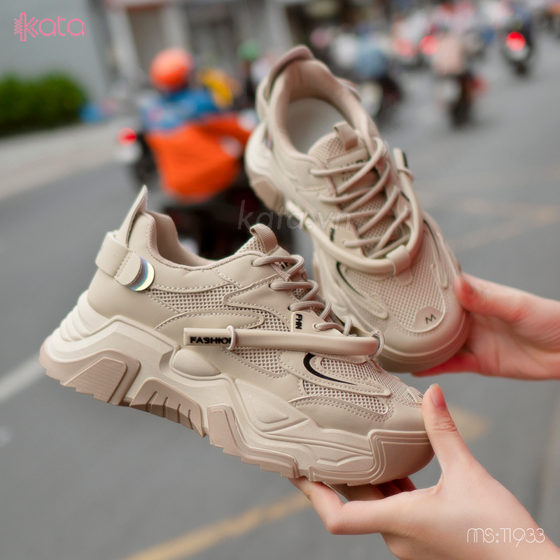 Giày thể thao nữ giày dạo phố tăng chiều cao phong cách Hàn Quốc 11934