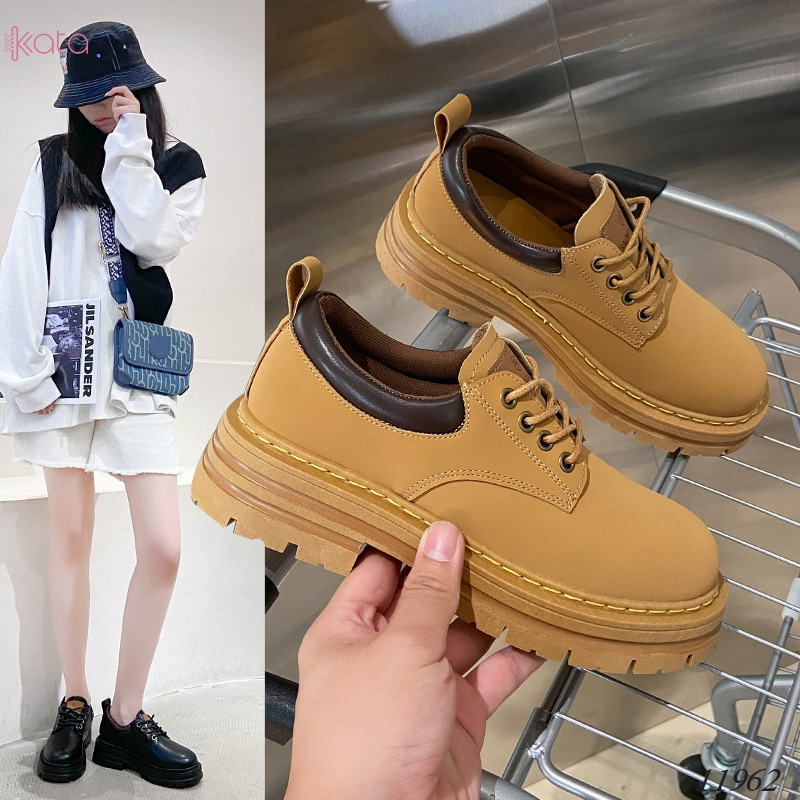 Giày boot cổ ngắn nữ , Boot JK phong cách Nhật Bản 11962
