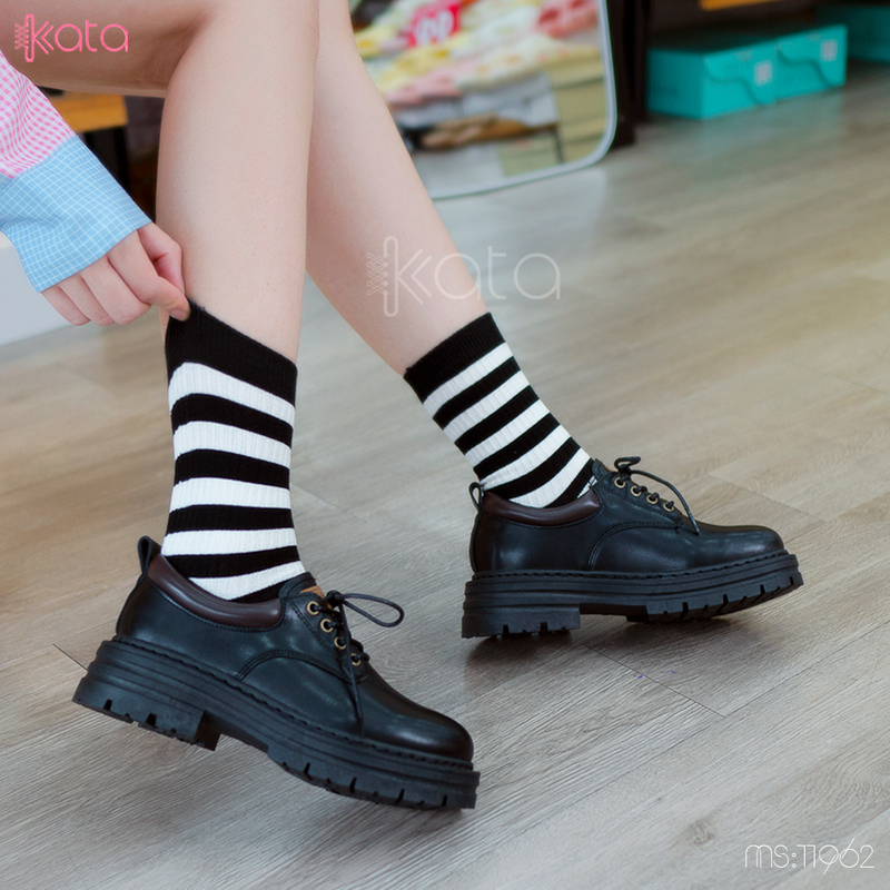 Giày boot cổ ngắn nữ , Boot JK phong cách Nhật Bản 11963