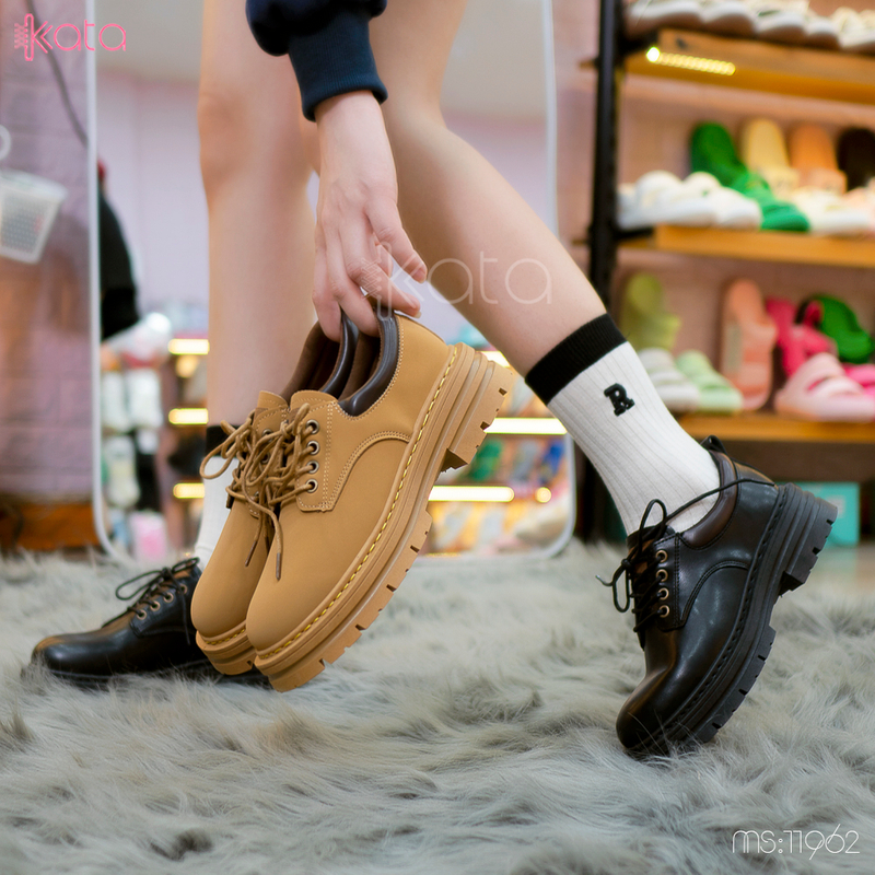 Giày boot cổ ngắn nữ , Boot JK phong cách Nhật Bản 11963
