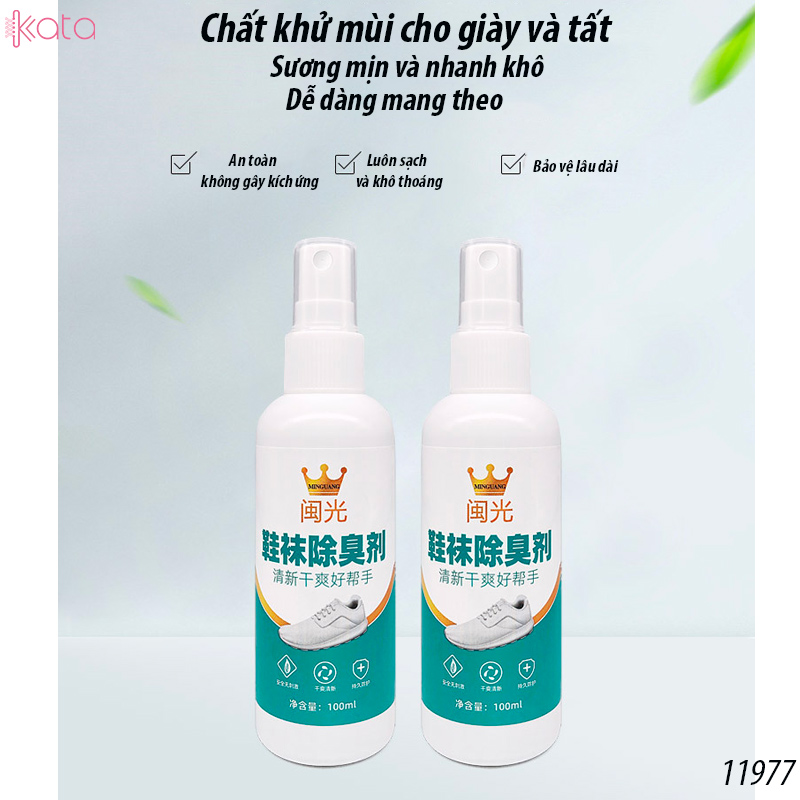 Chai xịt khử mùi giày ,tất, tủ giày , khử mùi và khử trùng ngăn chặn mùi hôi 11977