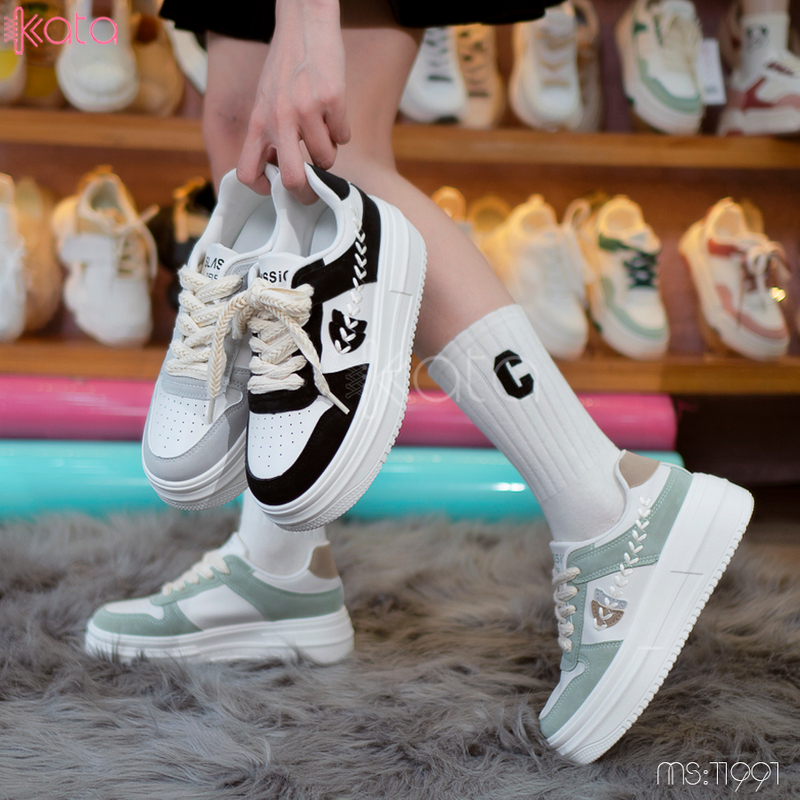 Giày thể thao nữ, giày dạo phố sinh viên phong cách Hàn Quốc 11989