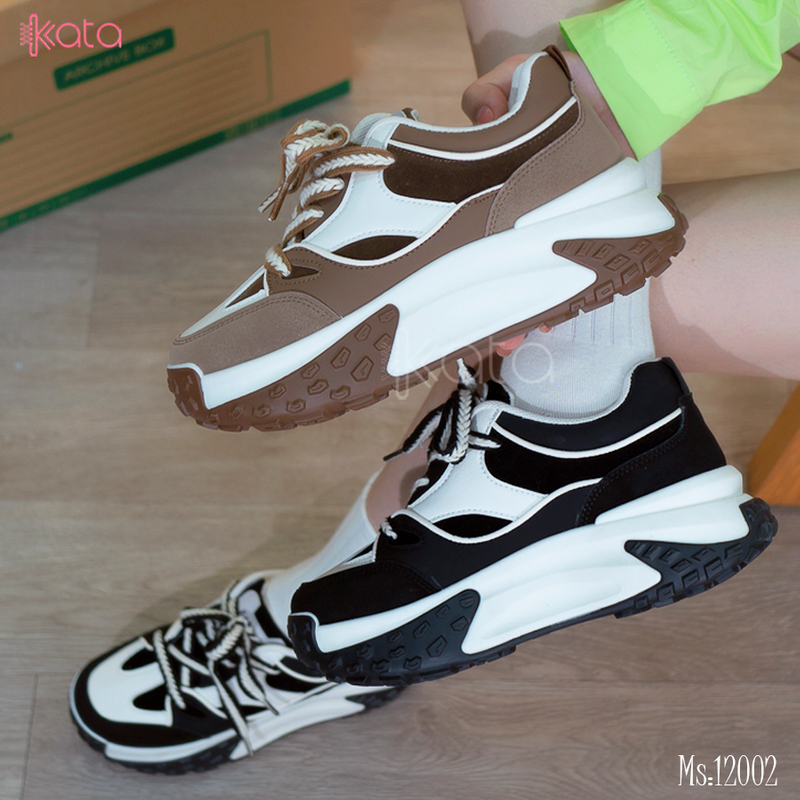Giày thể thao tăng chiều cao,giày dạo phố phong cách Hàn Quốc nữ 12001