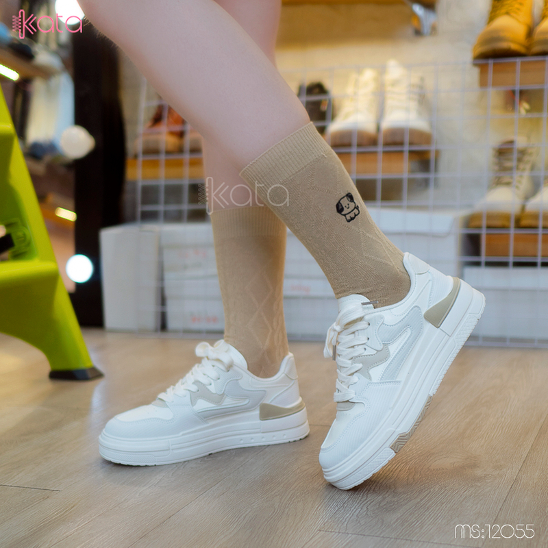 Giày thể thao nữ, giày dạo phố sinh viên phong cách Hàn Quốc 12054