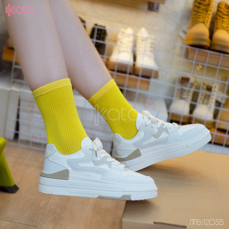Giày thể thao nữ, giày dạo phố sinh viên phong cách Hàn Quốc 12055
