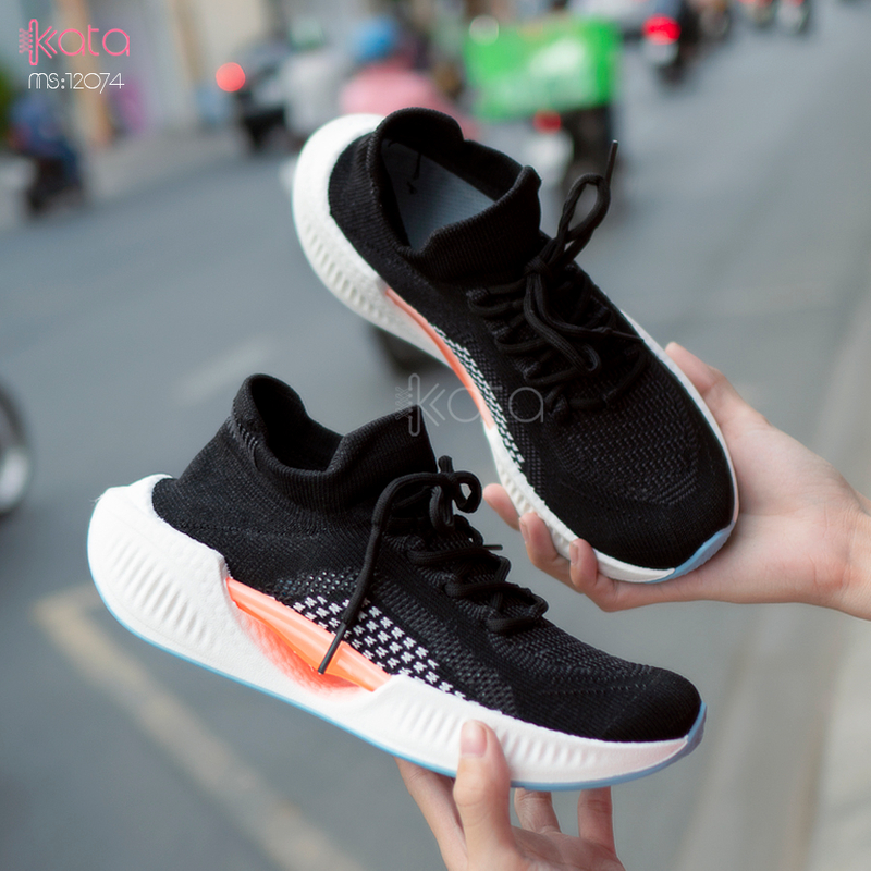 Giày nữ vải dệt thoáng khí mùa hè giày thể thao sinh viên thể dục dạo phố 12074