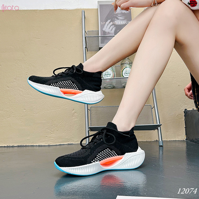 Giày nữ vải dệt thoáng khí mùa hè giày thể thao sinh viên thể dục dạo phố 12071