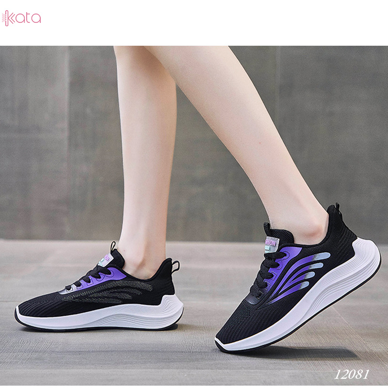 Giày nữ vải dệt thoáng khí mùa hè giày thể thao sinh viên thể dục dạo phố 12081