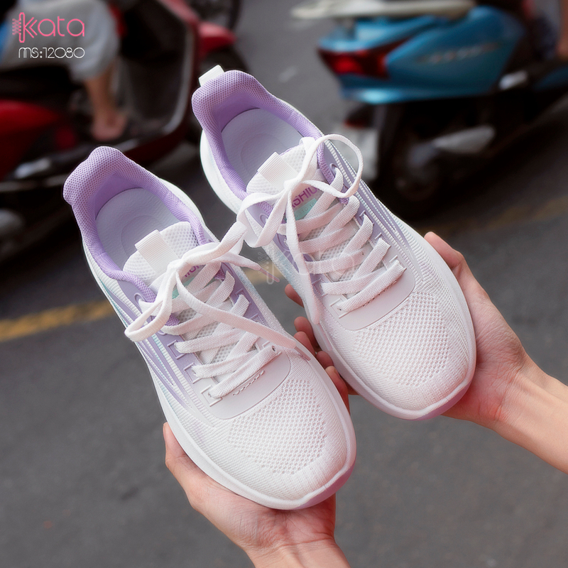 Giày nữ vải dệt thoáng khí mùa hè giày thể thao sinh viên thể dục dạo phố 12079