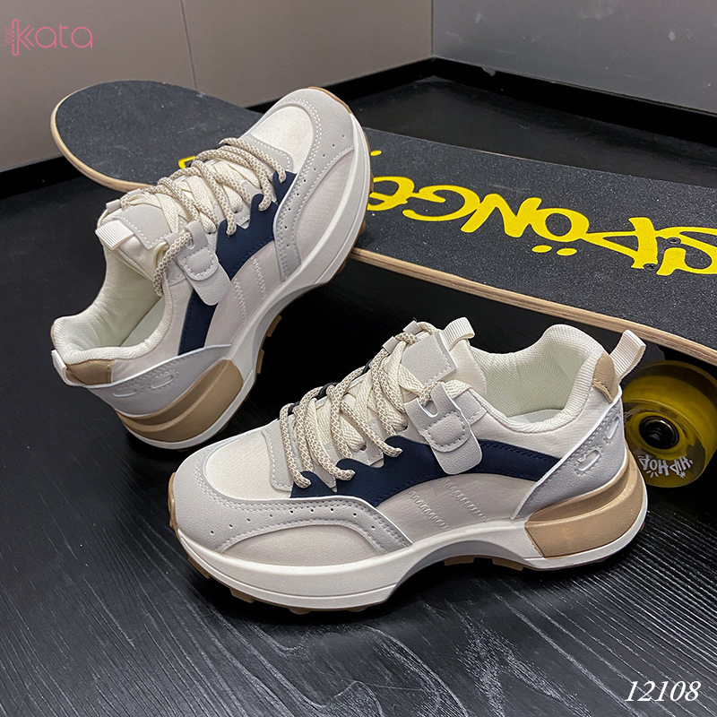 Giày thể thao nữ, giày chạy bộ,dạo phố sinh viên phong cách Hàn Quốc 12107