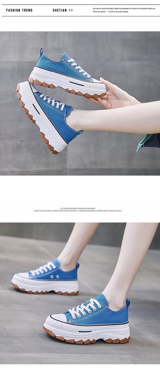 Giày vải nữ mùa hè, giày dạo phố sinh viên phong cách Hàn Quốc 12117