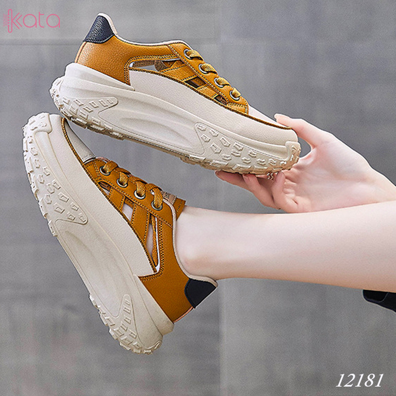 Giày nữ thoáng khí mùa hè ,tăng chiều cao,giày dạo phố phong cách Hàn Quốc 12178