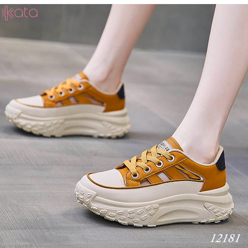 Giày nữ thoáng khí mùa hè ,tăng chiều cao,giày dạo phố phong cách Hàn Quốc 12178