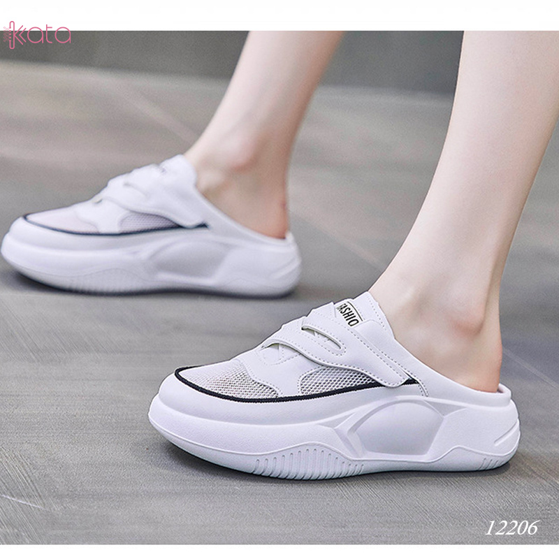 Giày lười khóa dán nữ,giày lưới thoáng khí dạo phố 12207