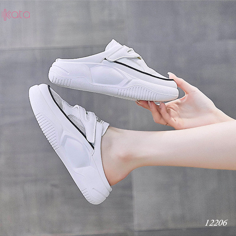 Giày lười khóa dán nữ,giày lưới thoáng khí dạo phố 12207