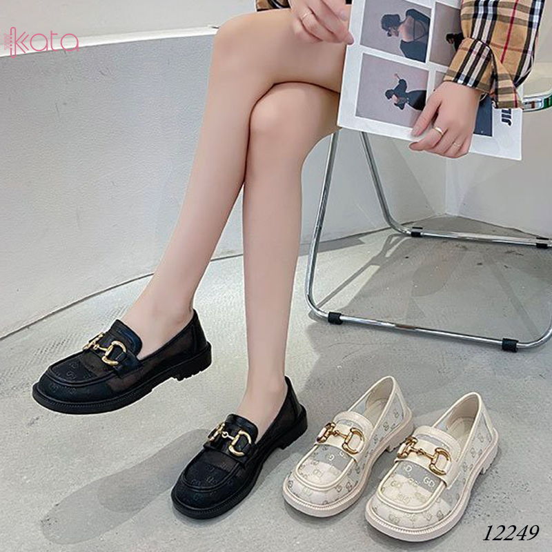 Giày slipon lưới thoáng khí mùa hè dạo phố nữ phong cách Hàn Quốc 12250