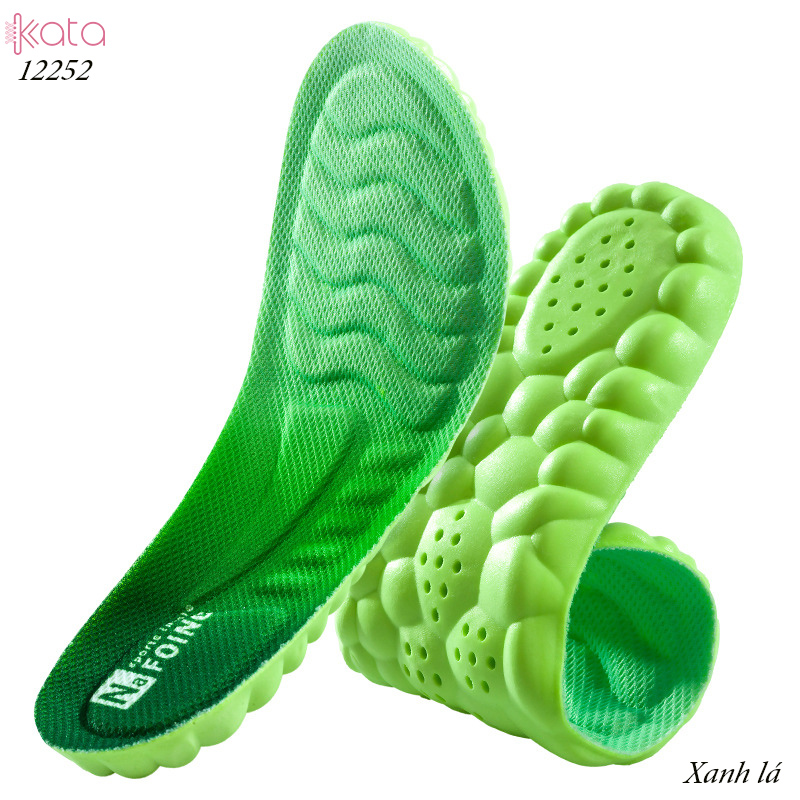 Lót giày thể thao PU siêu mềm Nam Nữ,đế dày chống sốc đứng lâu không mỏi 12252