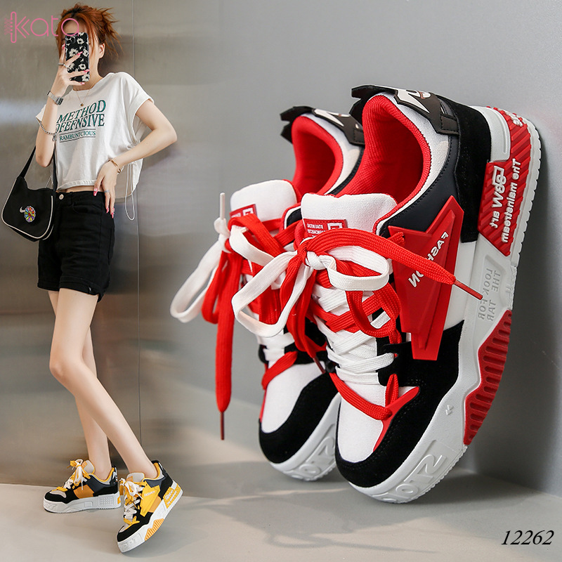 Giày thể thao nữ, giày dạo phố sinh viên phong cách Hàn Quốc 12261