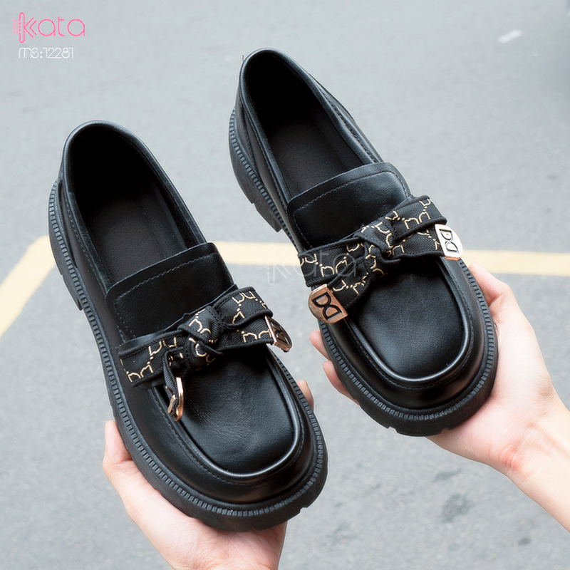 Giày slipon nữ giày lười dạo phố phong cách Hàn Quốc 12281