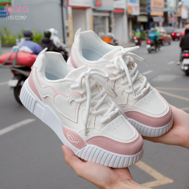 Giày thể thao nữ, giày dạo phố sinh viên phong cách Hàn Quốc 12289