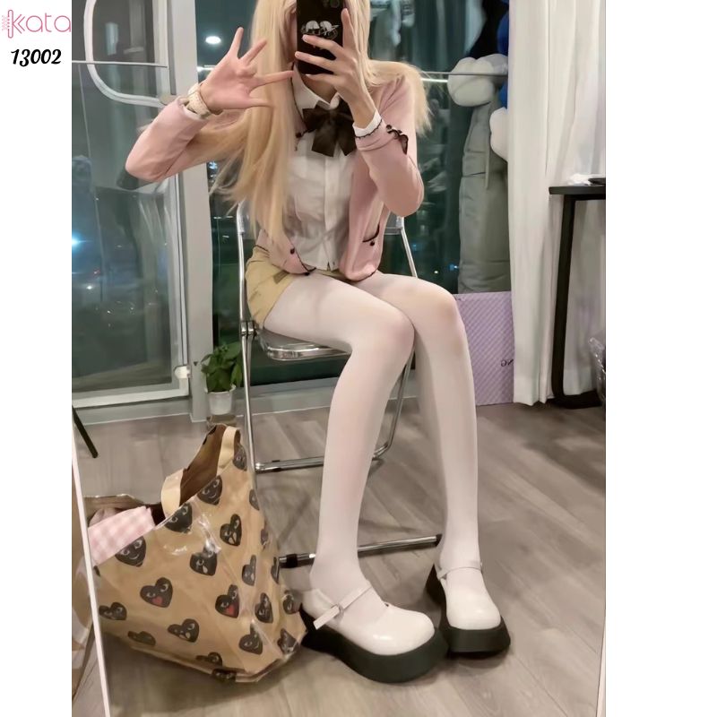 Quần tất legging lolita,vớ nhung co giãn định hình chân đẹp 13002
