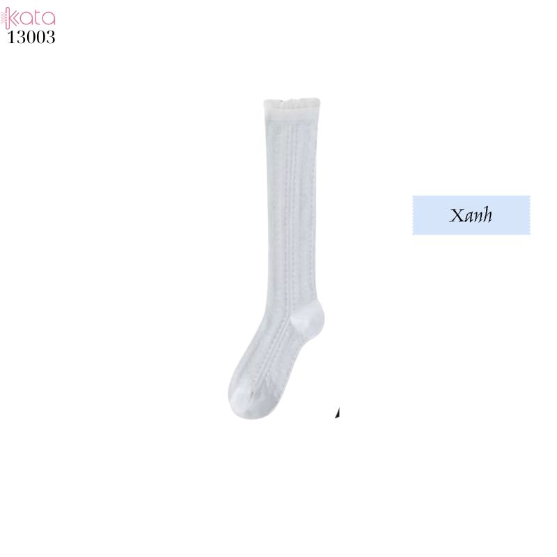Tất bắp chân ren JK phong cách Hàn Quốc,vớ lưới mỏng đi bốt 13003