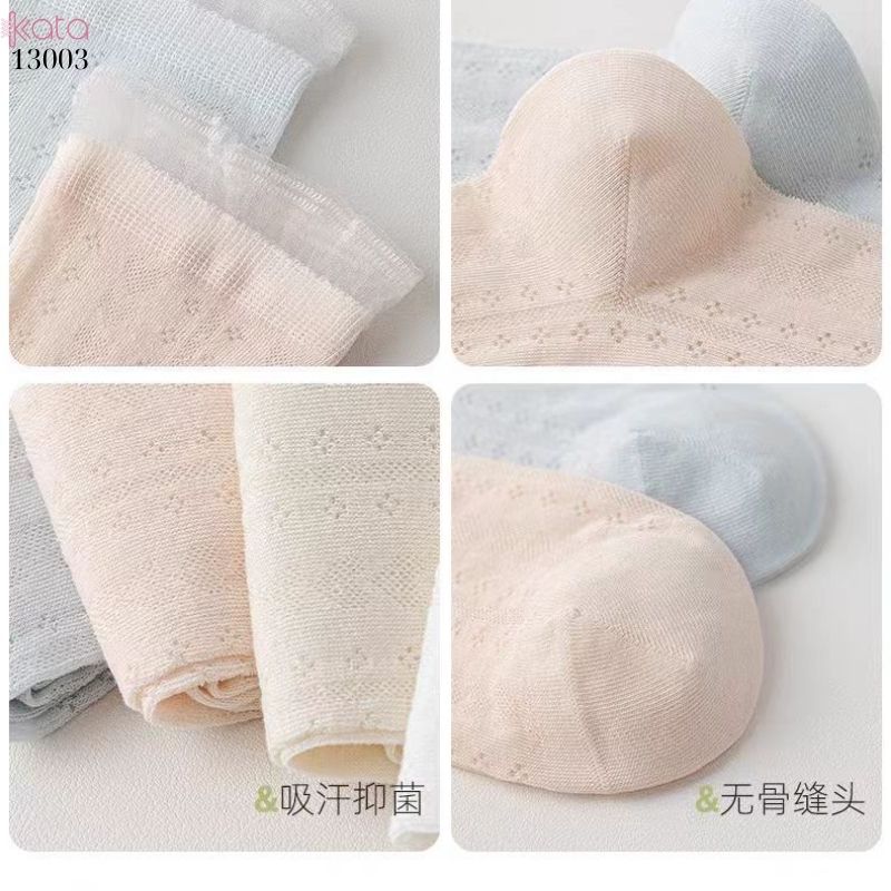 Tất bắp chân ren JK phong cách Hàn Quốc,vớ lưới mỏng đi bốt 13003