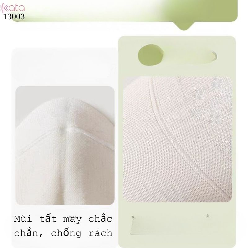 Tất bắp chân ren JK phong cách Hàn Quốc,vớ lưới mỏng đi bốt 13003