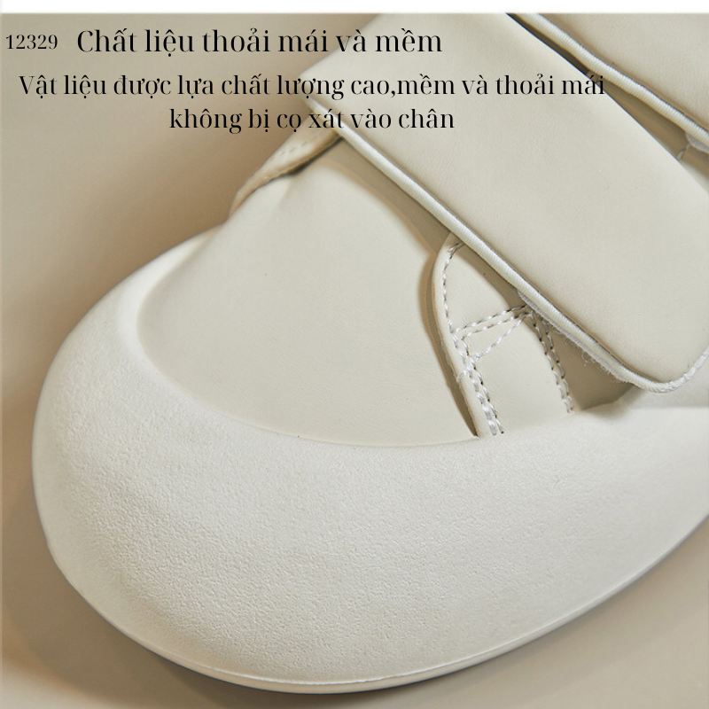 Giày thể thao nữ, giày khóa dán phong cách Hàn Quốc 12331