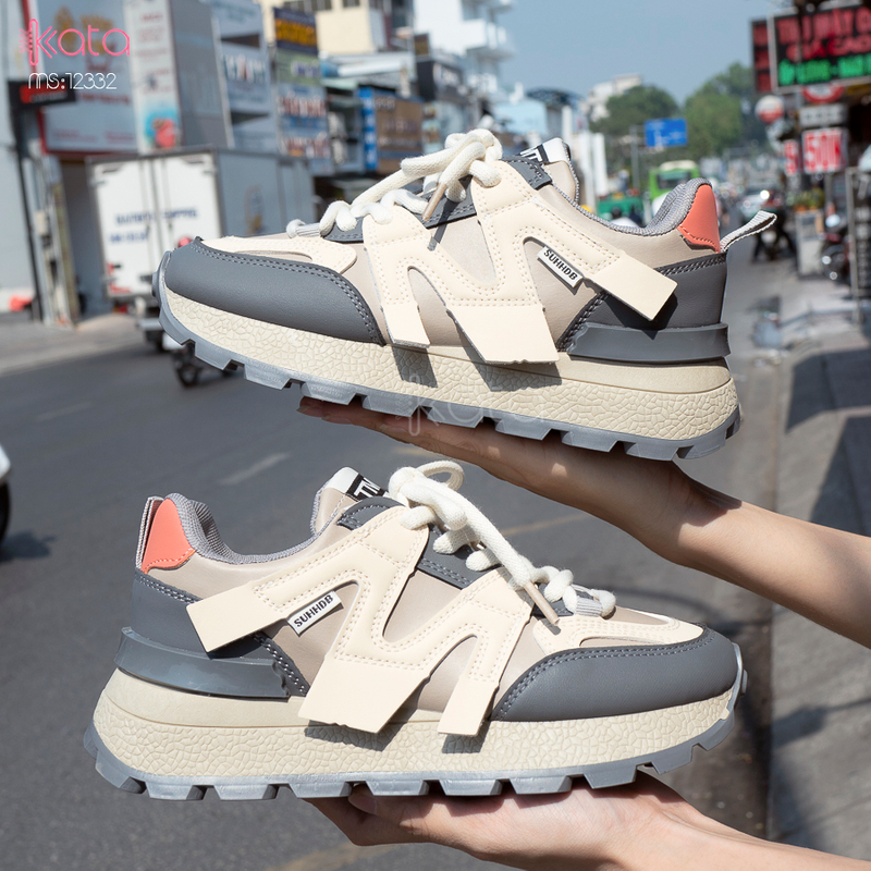 Giày thể thao nữ, giày chạy bộ,dạo phố sinh viên phong cách Hàn Quốc 12332