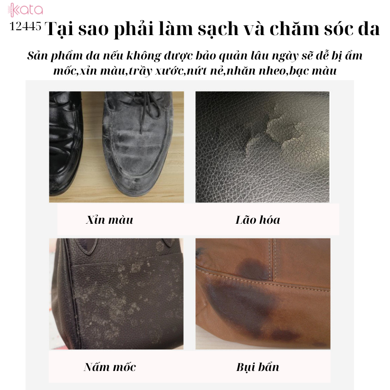 Khăn ướt lau đồ da,bảo trì,làm sáng,giày da,túi da,quần áo da 12445